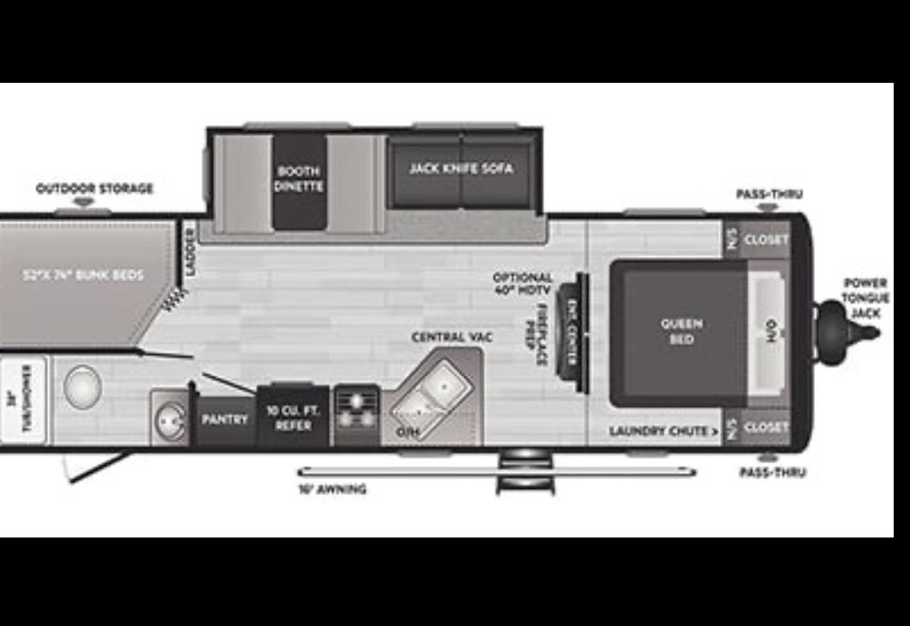 2022 HIDEOUT 272BH BUNK HOUSE